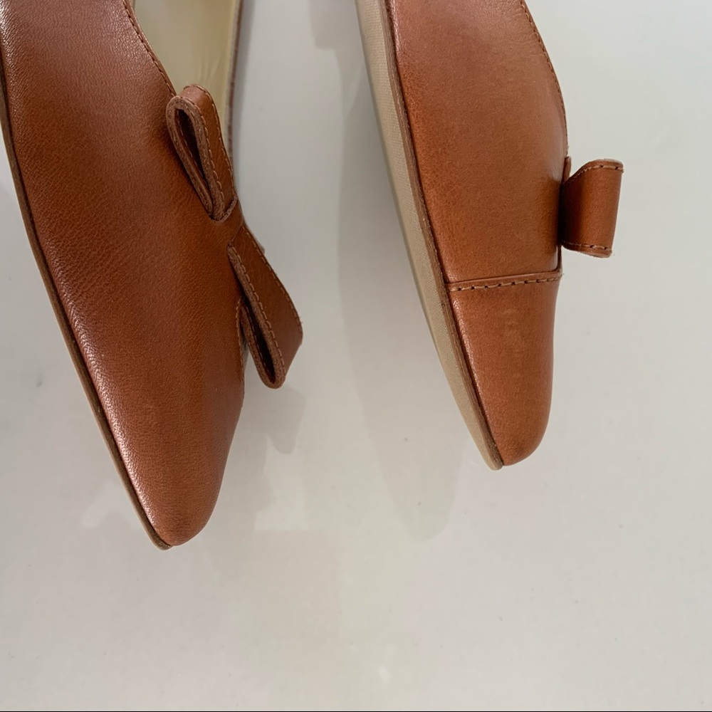 SOLD Sarah Flint Natalie Flats Saddle Vachetta 40 - Picture 6 of 8